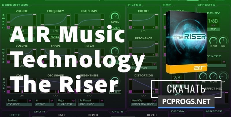 AIR Music Technology The Riser 1.2.0 + активация скачать бесплатно