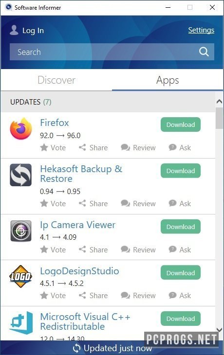 Software Informer 1.5.1342.0 скачать бесплатно