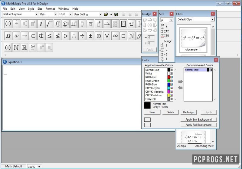MathMagic Pro Edition 9.0.1.65 для Adobe InDesign скачать бесплатно