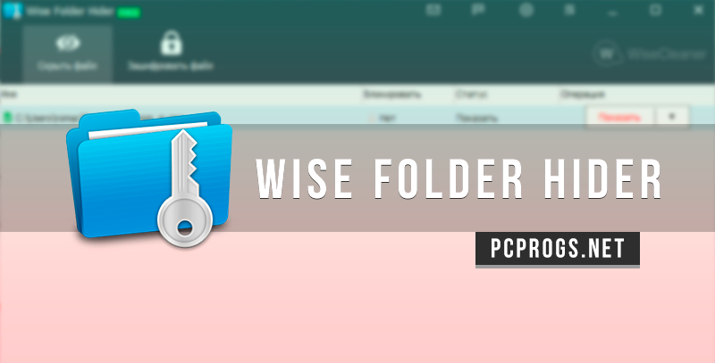 Wise Folder Hider Pro 5.0.2.232 free