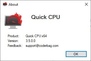 Quick CPU 4.8.0 download the last version for windows