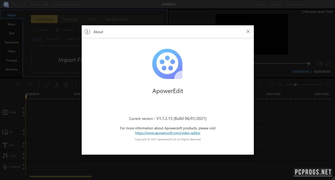 download the last version for mac ApowerEdit Pro 1.7.10.2