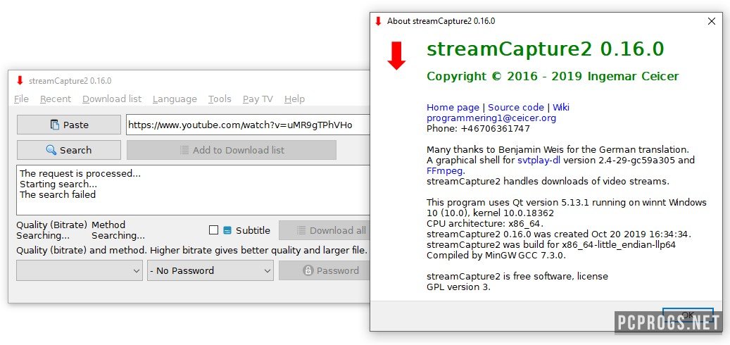 instal the last version for windows streamCapture2 2.13.3