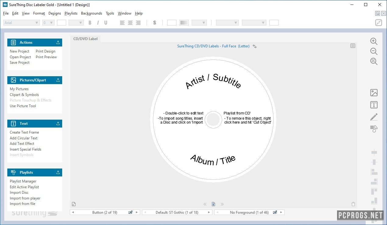SureThing Disk Labeler Deluxe Gold 7.1.1.0 + Portable скачать бесплатно