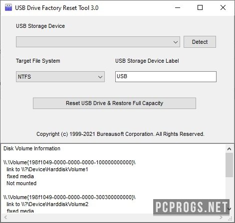 USB Drive Factory Reset Tool for mac download free