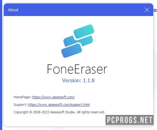 Aiseesoft FoneEraser 1.1.26 instal