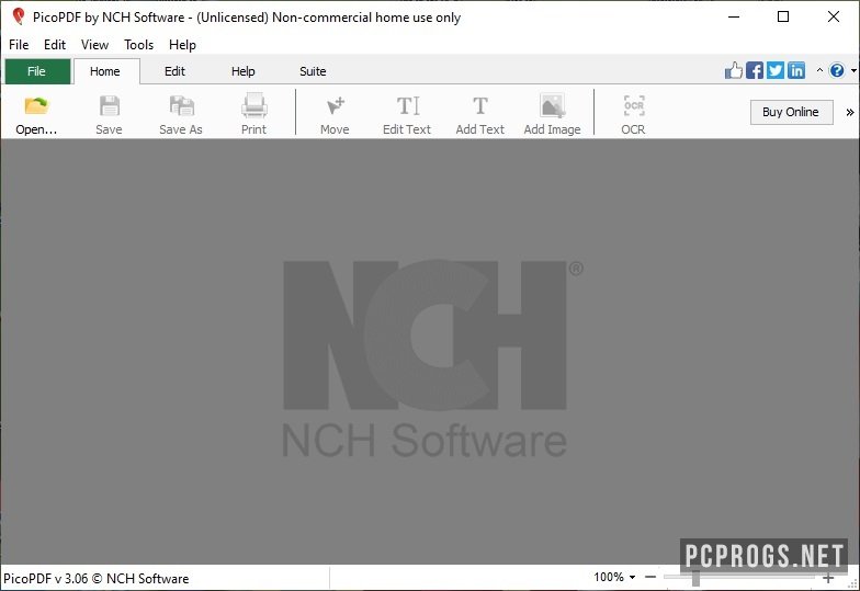 download the new version NCH PicoPDF Plus 4.32