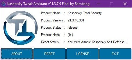 Kaspersky Tweak Assistant 23.7.21.0 for windows download
