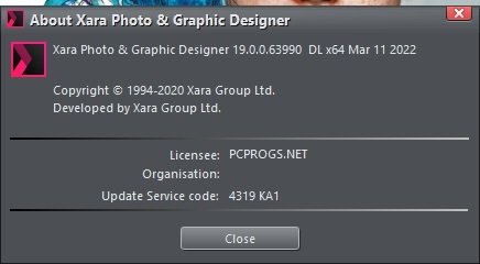 Xara Photo & Graphic Designer+ 23.3.0.67471 instaling