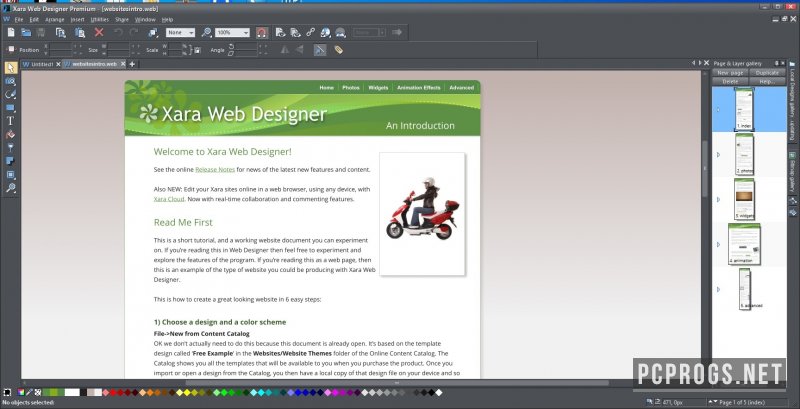 Xara Web Designer Premium 23.4.0.67661 instaling