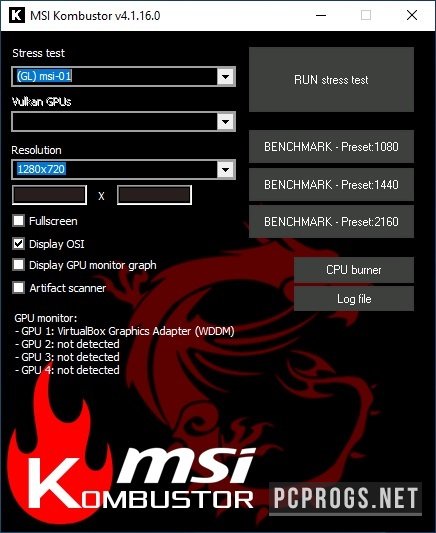 free MSI Kombustor 4.1.27 for iphone instal