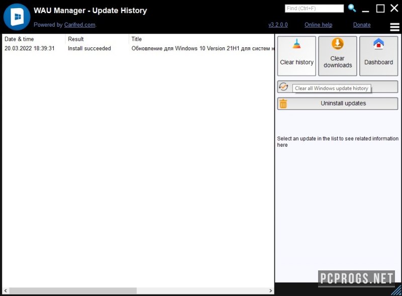 download the new for apple WAU Manager (Windows Automatic Updates) 3.5.1.0