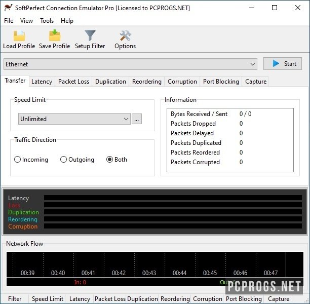 softperfect connection emulator pro