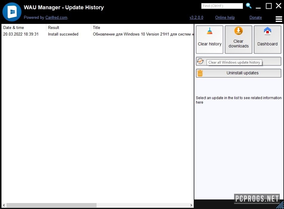 download wau manager (windows automatic updates)