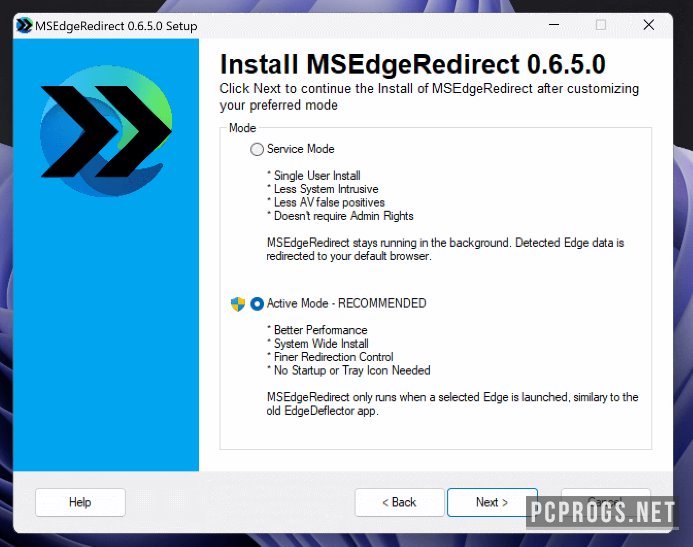 downloading MSEdgeRedirect 0.7.5.0
