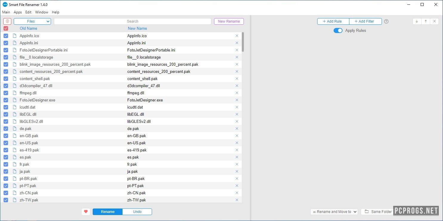 Smart File Renamer 1.6.6 скачать бесплатно