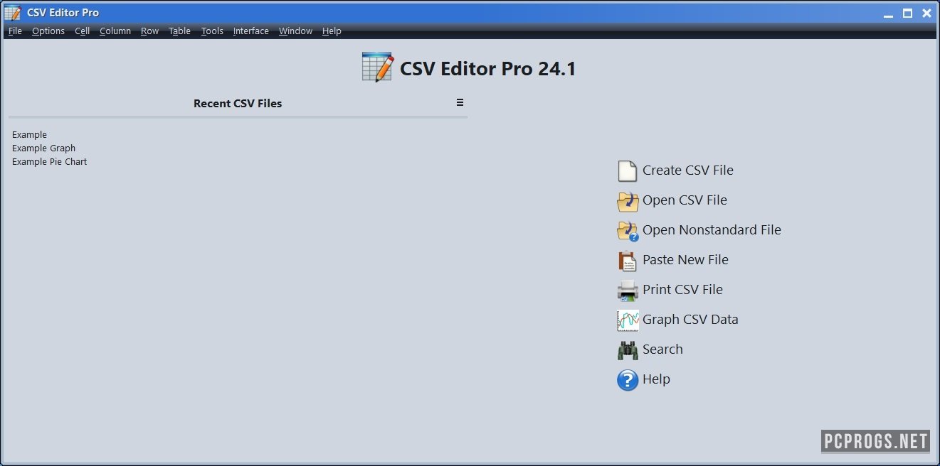 CSV Editor Pro 26.0 for windows download