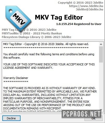 3delite MKV Tag Editor 1.0.175.259 for ios download free