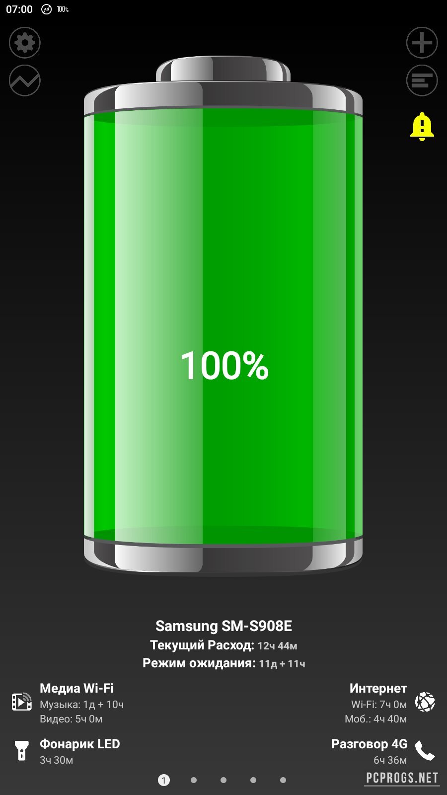 Battery HD Pro 1.99.20 (MOD) скачать APK для Android бесплатно