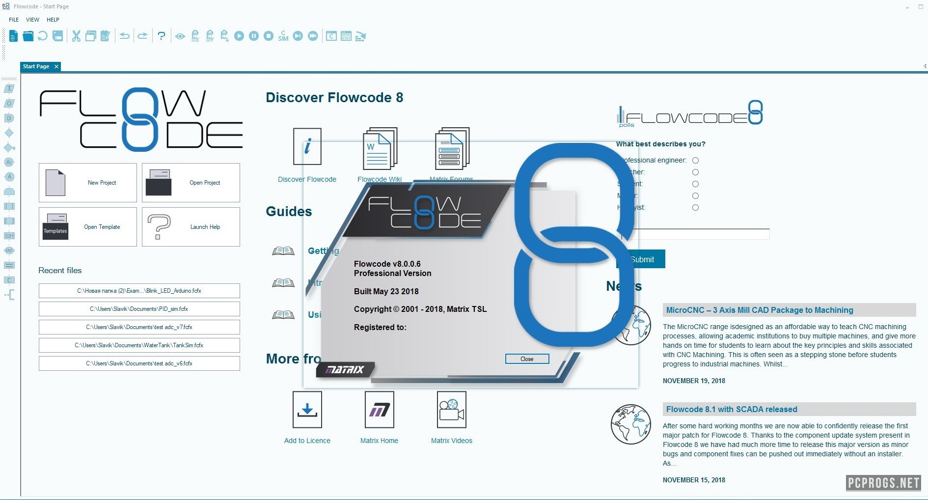 Flowcode Professional 8.0.0.6 на русском скачать торрент бесплатно